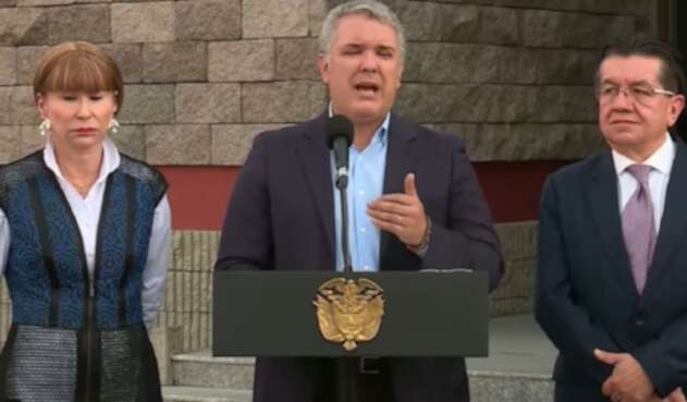 Iván Duque habla sobre el primer caso de coronavirus en Colombia Iván Duque habla sobre el primer caso de coronavirus en Colombia