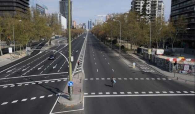 Las calles de Madrid lucen desocupadas