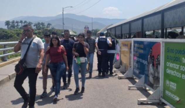 Poblaciòn migrante en zona de frontera de Colombia y Venezuela