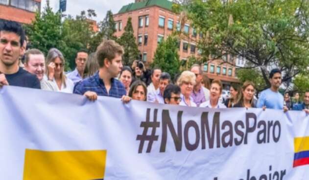 Movimientos contra las marchas en Colombia