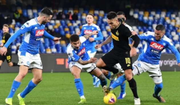 Semifinal Nápoles-Inter es aplazado por coronavirus