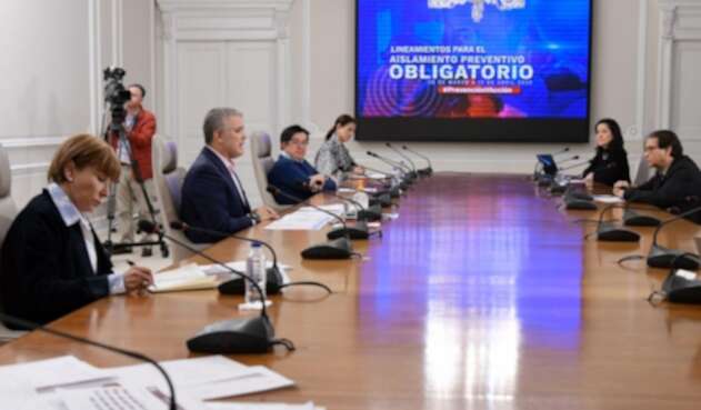 Gabinete ministerial por el coronavirus