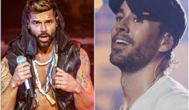 Ricky Martin y Enrique Iglesias