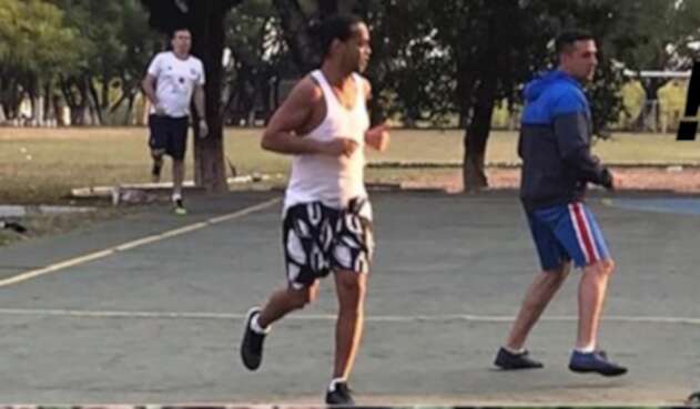 Ronaldinho en la cárcel