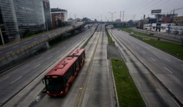 Simulacro de aislamiento en Bogotá