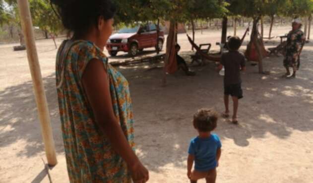 Niños con desnutrición en La Guajira