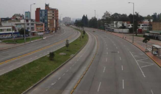Bogotá amanece desolada