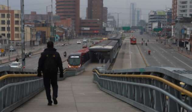 Bogotá amanece desolada