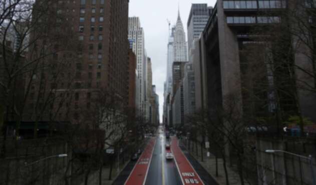 Calles de Nueva York desoladas Calles de Nueva York desoladas