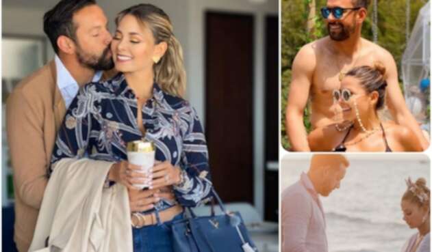 Melissa Martínez y su esposo Matías Mier