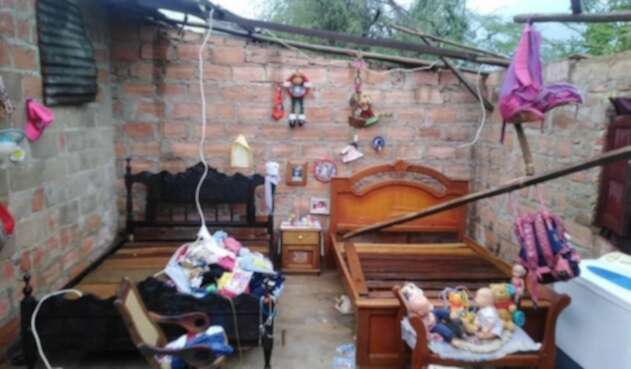 Cientos de familia quedaron con las viviendas afectadas