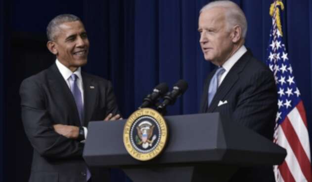 Barack Obama junto a Joe Biden Barack Obama junto a Joe Biden
