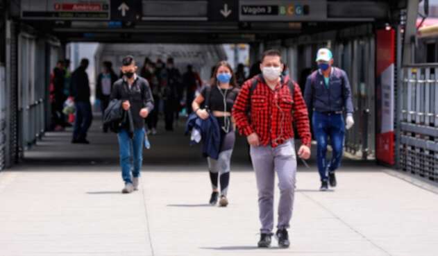 Transmileno en época de pandemia Transmileno en época de pandemia