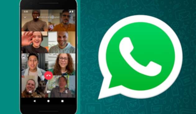 videollamadas de WhatsApp videollamadas de WhatsApp con ocho integrantes