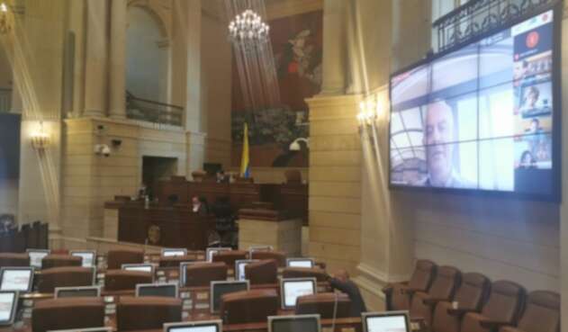 Primera plenaria de la Cámara de Representantes de manera virtual