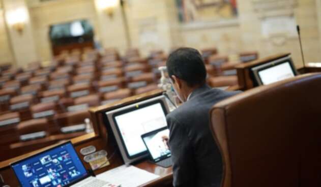 Plenaria virtual de la Cámara de Representantes.