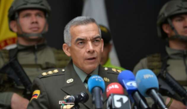 General Óscar Atehortúa, director de la Policía Nacional.