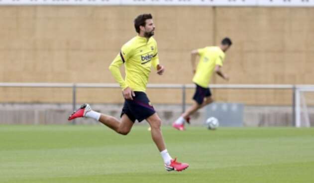 Entrenamiento del Barcelona