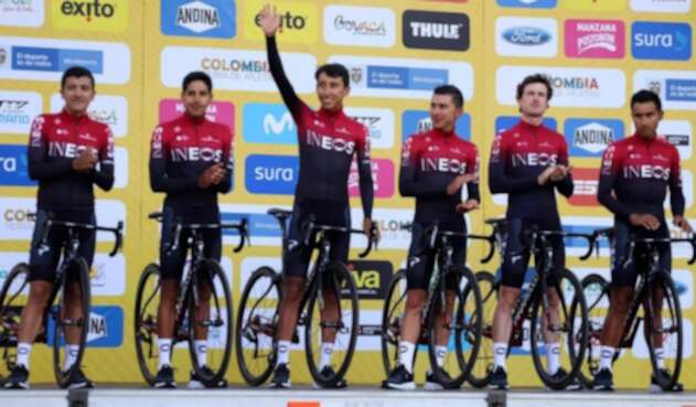 Team Ineos en el Tour Colombia 2020