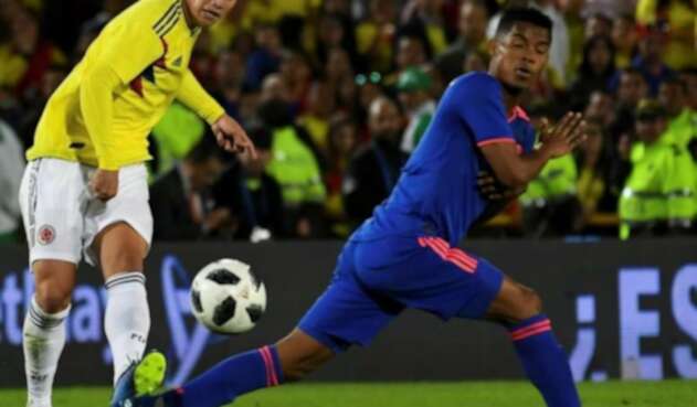 James Rodríguez y Wilmar Barrios - Selección Colombia