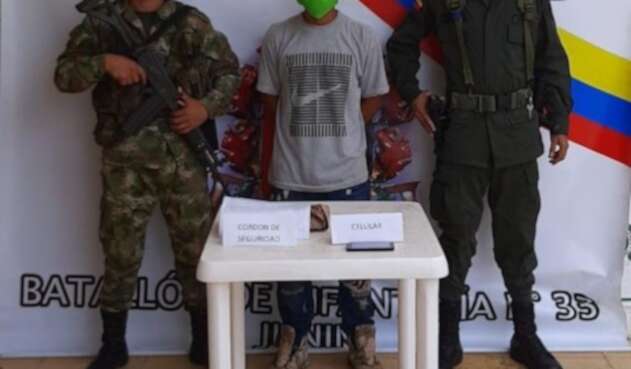 La captura se llevó a cabo en Planeta Rica