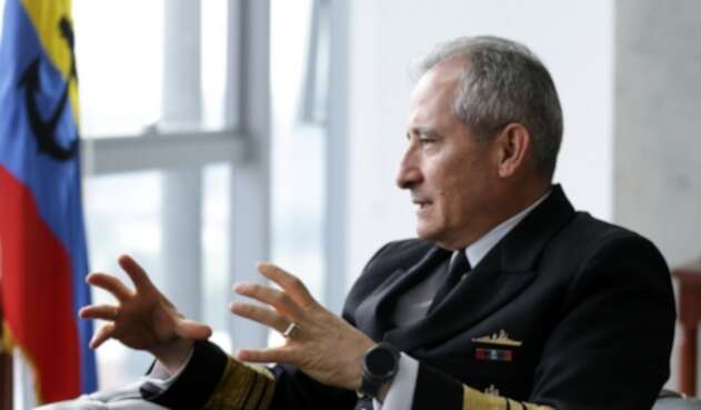 Almirante Evelio Ramírez, comandante de la Armada