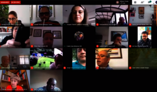 Comisión Primera en sesión virtual.
