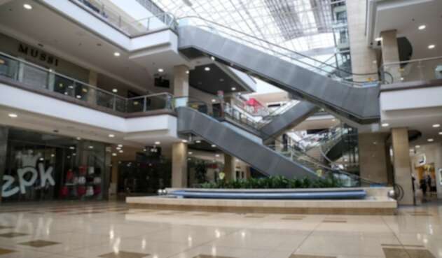 Centro comercial en Bogotá / cuarentena en Bogotá / coronavirus en Bogotá
