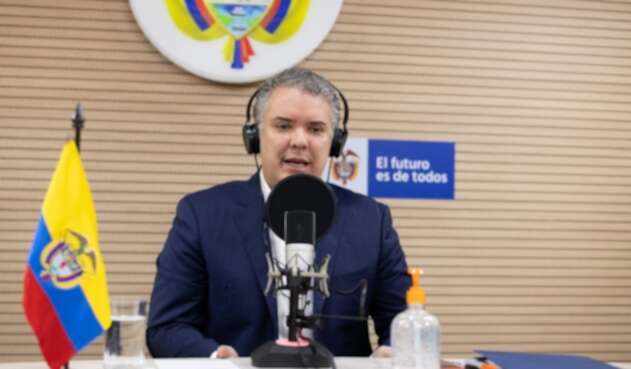 El presidente Iván Duque