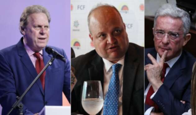 Ramón Jesurún, Jorge Enrique Vélez, Álvaro Uribe Vélez