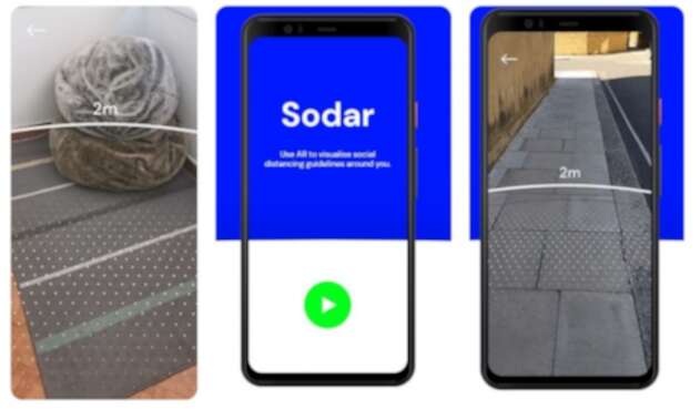 Sodar, app para garantizar la distancia segura