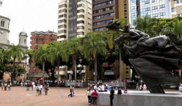 Plaza de Bolívar en Pereira