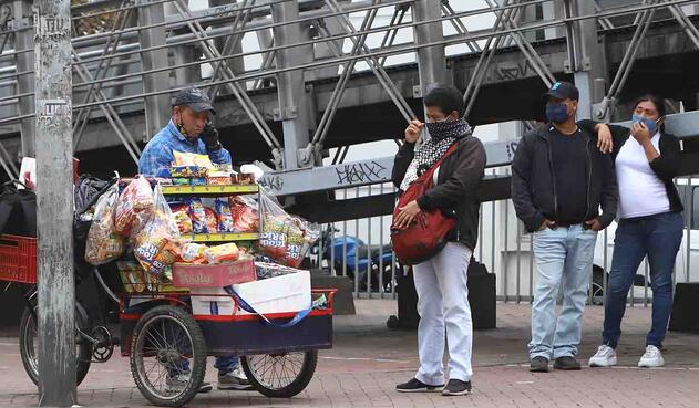 Vendedores ambulantes - Cuarentena en Colombia
