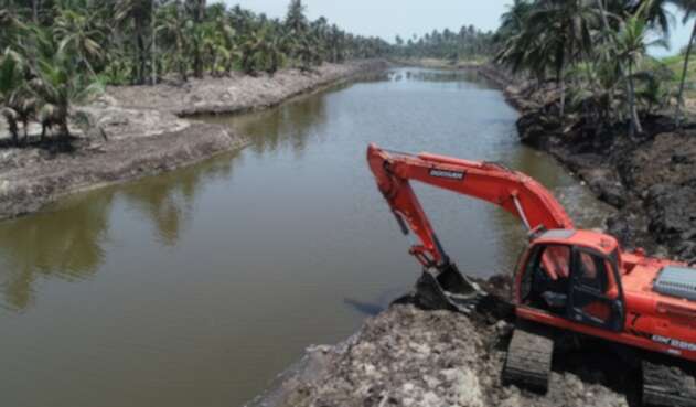 La obra se desarrollaba en la desembocadura del Río Ancho