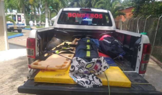 Minero rescatado en Remedios, Antioquia