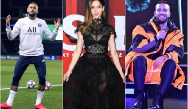 Neymar y Maluma Neymar y Maluma