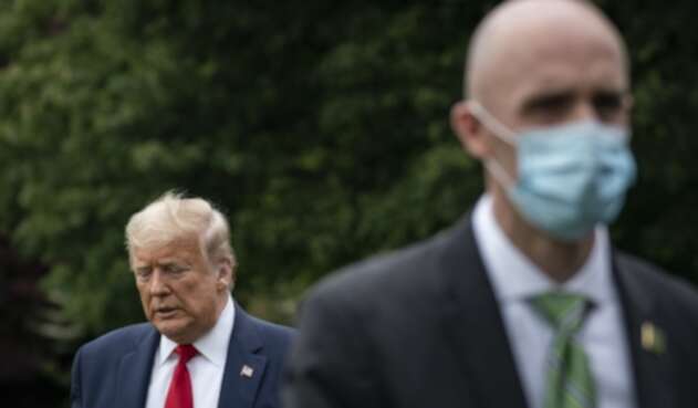 Donald Trump, presidente de EE.UU. en cuarentena