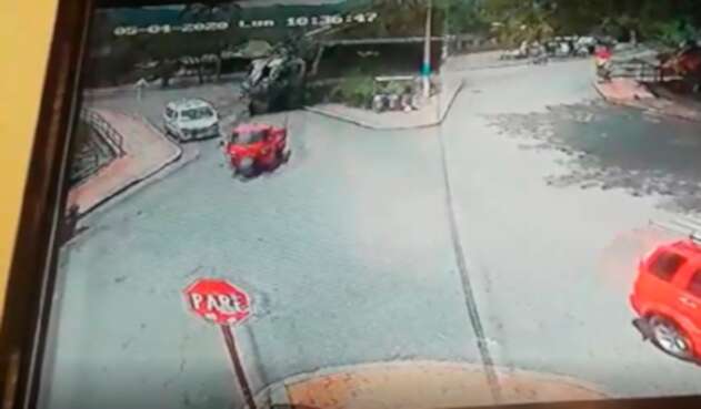 Accidente en Villeta