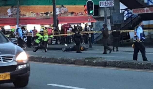 Domiciliario asesinado en Bello, Antioquia.