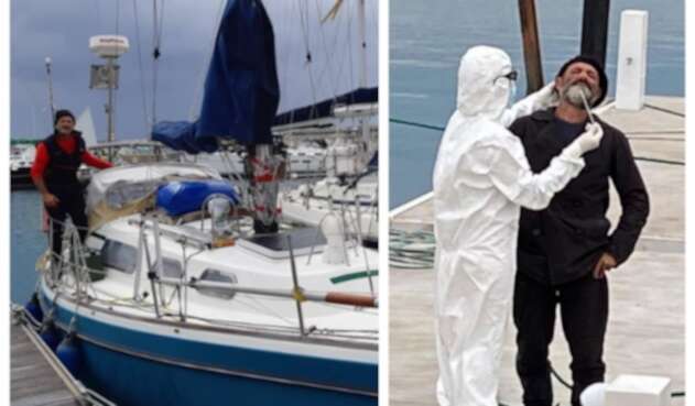 Marinero argentino que emprendió travesía por el Atlántico