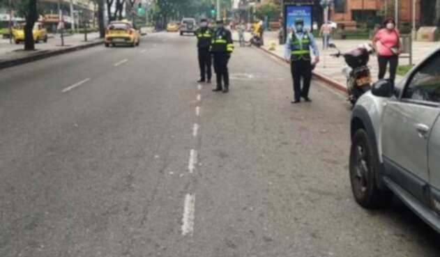 Coronavirus en Bucaramanga / controles de la Policía