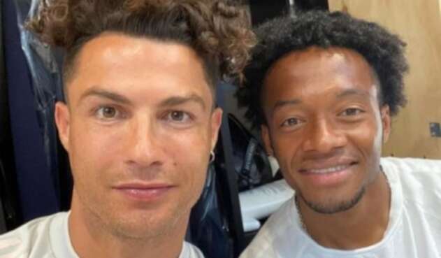 Cristiano Ronaldo y Juan Guillermo Cuadrado