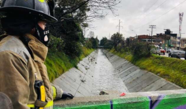 Rescate de Bomberos en Bogotá
