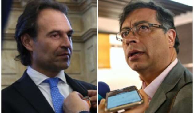 Gustavo Petro y Federico Gutiérrez Gustavo Petro y Federico Gutiérrez