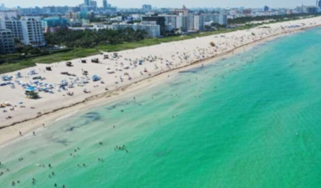 Playas de Miami Beach en plena pandemia