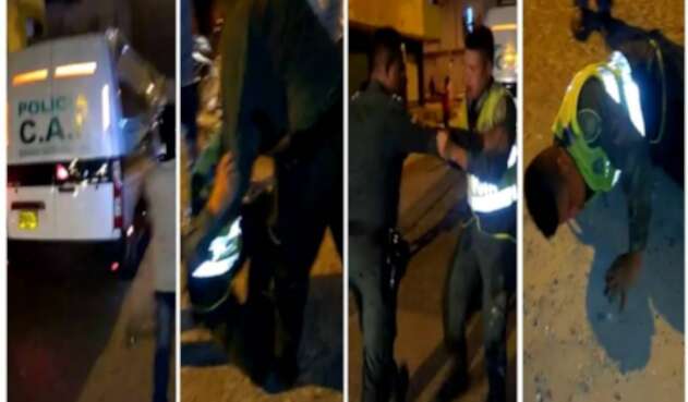 Uno de ellos se negó a la prueba de alcoholimetría