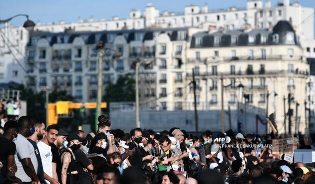 Protestas en París 2 de junio de 2020