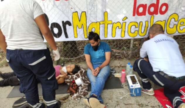 huelga hambre Univalle