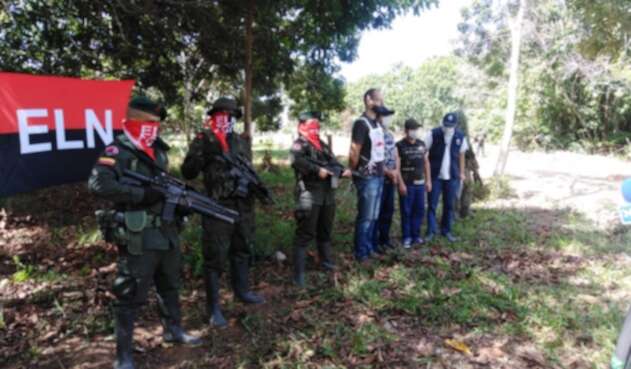 Así fue la entrega de los secuestrados en Arauca