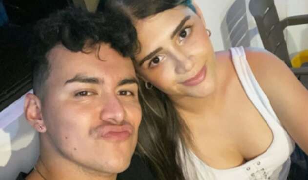 Yeison Jiménez y su esposa